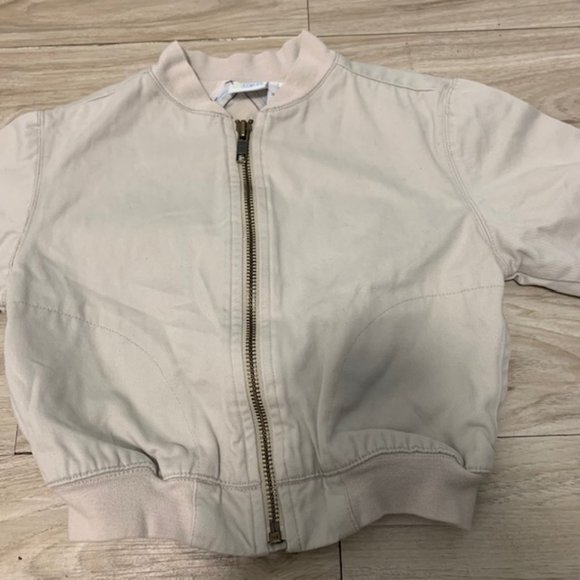 KRU Other - KRU Little Khaki Zip Bomber Jacket 18M